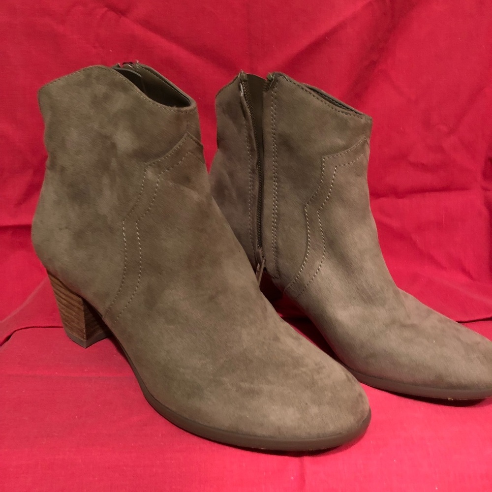 Gray Carlos Booties